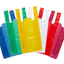 Coloured plastic bags - Printed